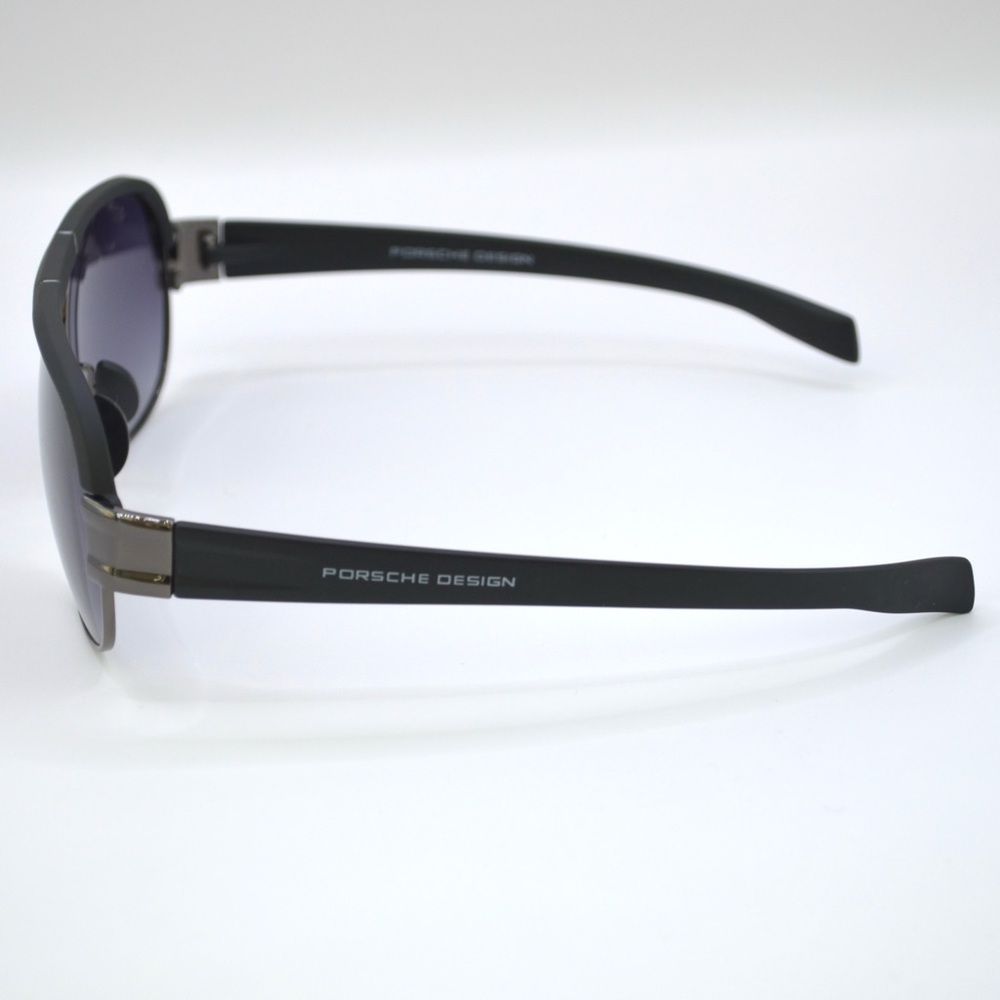 Porsche Design Men Sunglasses Matte Black Gunmetal | New | No Case  62-13-138 - Picture 11 of 12